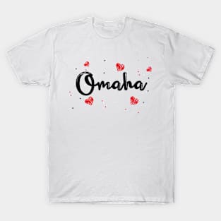 Omaha City Gifts for Nebraska Lovers T-Shirt